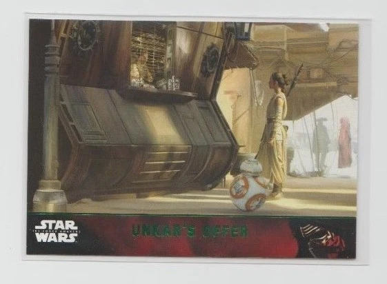 Star Wars The Force Awakens Series 1 Trading Card Green Parallel #82 - Image 1 of 1