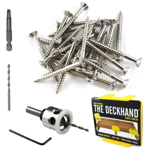 Decking Screws Stainless Steel 304 10G/Gauge 65mm Merbau Timber Deck CARBITOOL - Picture 1 of 8