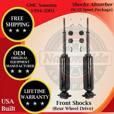 Amortecedores dianteiros Monroe OEM para 1994-2003 GMC Sonoma 2.2L 4.3L 2WD garantia vitalícia - Imagem 1 de 4