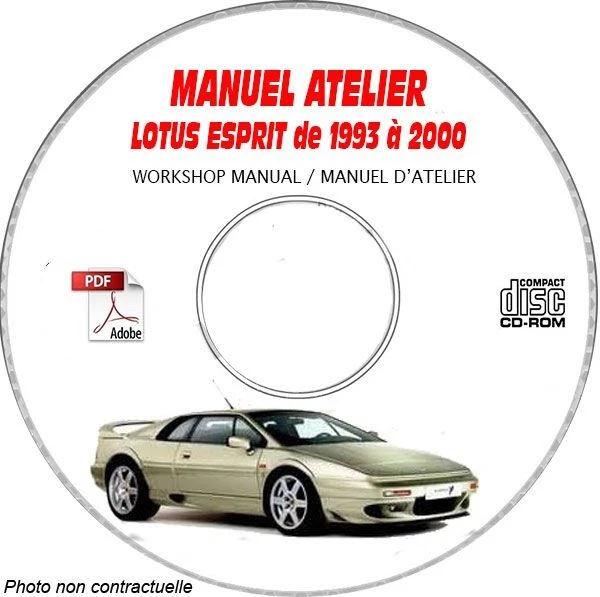 ESPRIT 93-00 - Manuel Atelier CDROM LOTUS Anglais Support - CD-ROM - DVD-ROM - Photo 1/1