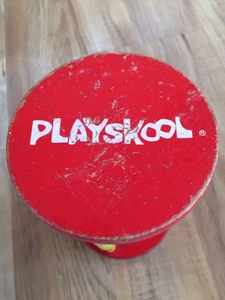 VINTAGE ANNI 70 PLAYSKOOL CLESSIDRA LEGNO SONAGLIO GIOCATTOLO BAMBINI PERLINE COLORATE - Foto 1 di 2
