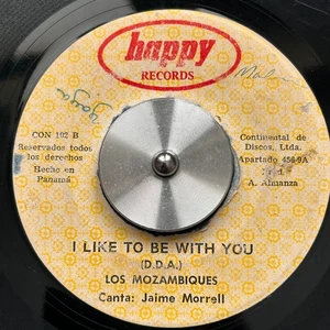 PANAMA Latin Soul LOS MOZAMBIQUES I Like To Be With You 7" 45rpm RARE Hear!!! - Picture 1 of 2