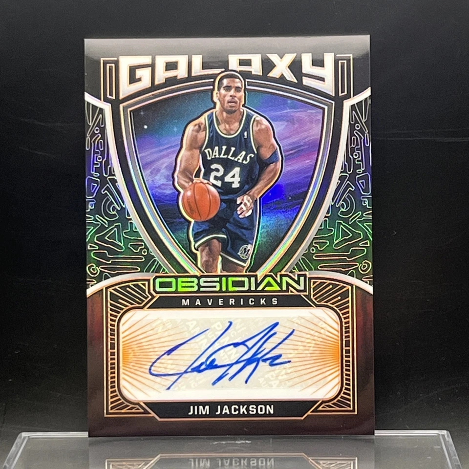 🔥🔥2020 PANINI OBSIDIAN Jim Jackson Galaxy Auto #’d 9/50🔥🔥 - Image 1 of 2