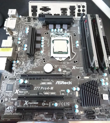 Asrock Z77 Pro4- M + i5 2500K - Bild 1 von 3