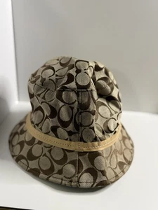 Coach Signature Bucket Hat - Size Medium - Picture 1 of 5