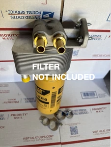 Dispositivo calentador/filtro de combustible diésel sin filtro 1R-0750. Absoluto de 3 micras! Ajuste de 1/2" - Imagen 1 de 4