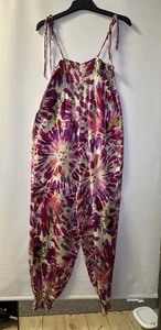 Mono Desigual Mujer 30 Multicolor Sin Mangas Floral Rosa Una Pieza Tie Dye - Imagen 1 de 10