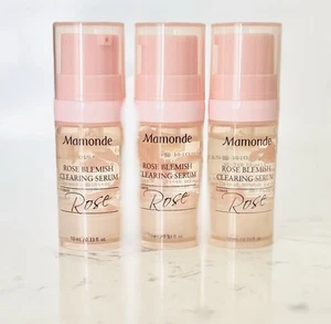 3X Mamonde Rose Blemish Clearing Serum 10ml Travel Size 30ml Lot exp Korean 2024 - Picture 1 of 3