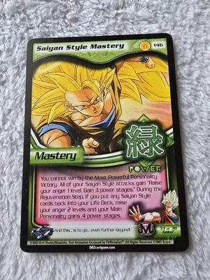 DBZ Dragon Ball Z Saiyan Style Mastery 146 CCG Unlimited Buu Saga HP - Image 1 of 4
