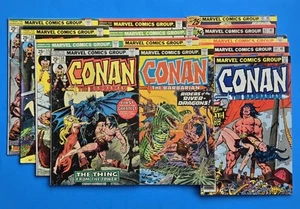 Conan Barbar #53-#64 & #100 Marvel Comics 1975-1976 (13) Hefte Lot Fair Good - Bild 1 von 14