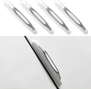 4PCS Car Door Edge Guards, Auto Side Protector Self White  - Picture 1 of 9