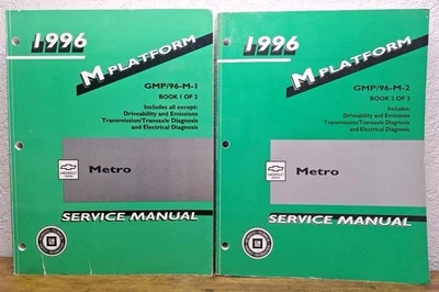 1996 Geo Metro Service Repair Manual Chevrolet GMC Complete OEM Set - Image 1 of 3