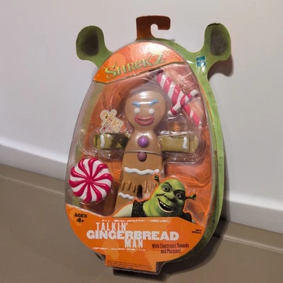 Shrek 2 Talkin' Gingerbread Man Vintage 2004 Action Figure NEW Talking Rare - Image 1 of 4