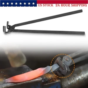 Pinzas de espiga de ferrocarril de herrero para sostener clavos de ferrocarril RR pinzas de cabeza de espiga - Imagen 1 de 10