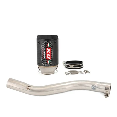 Tubo de enlace de escape medio deslizable para Honda CBR600F4i 2001-2007 punta silenciadora 160 mm Foto 1 de 4