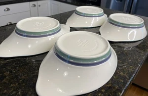 Set Of 4 Pfaltzgraff Mountain Shadow 10.5 Inche Oval Serving Bowls Vintage USA - Picture 1 of 11