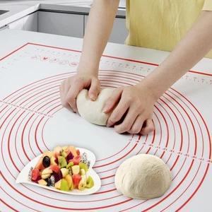 Extra Large Dough Mat Silicone Baking Mats for Rolling Pastry Kneading Sheet ... - Picture 1 of 6