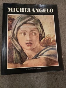 Michelangelo by Simonetta Rasponi - 1978 HC/DJ illustr. - Vintage Art Book 1st - Picture 1 of 2