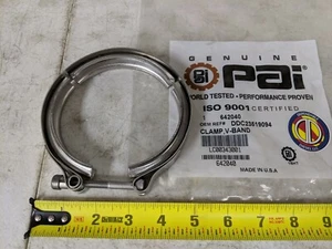 Turbo V Band Exhaust Clamp for Series 60. PAI # 642040 Ref. # Detroit 23519094 - Picture 1 of 11