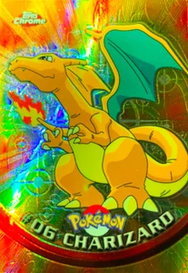 POKEMON TOPPS CHROME SERIES 1 TEKNO CHARIZARD #6 CARD 2000 Photo Magnet @ 3"x5" - Picture 1 of 3