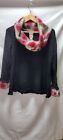 Womens Hand Knit Forever Amano Wool/Alpaca Jumper Pullover Floral Sz S/M