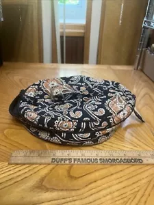 BOLSA COSMÉTICA EQUIPAJE VERA BRADLEY PATRÓN PAISLEY NEGRO Y MARRÓN - Imagen 1 de 4