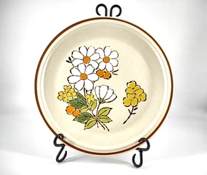 Vintage Chop Plate 12" Hearthside Floral Expressions Stoneware NOS 1980s Japan - Picture 1 of 11