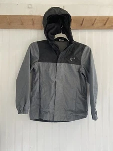 The North Face Unisex Kids Raincoat Jacket Waterproof Hood Zipper Small 7 8 - Picture 1 of 12