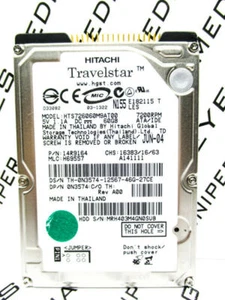 Hitachi 60GB HTS726060M9AT00 IDE 14R9164 Laptop H69557 HardDrive WIPED&TESTED! - Picture 1 of 4