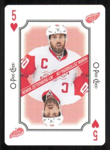 2016-17 O-Pee-Chee Playing Cards #5H Henrik Zetterberg - Picture 1 of 2