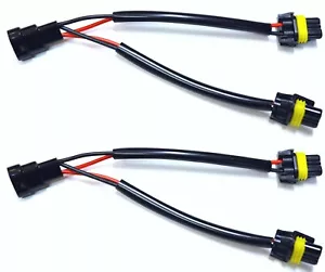 Alambre divisor P H10 9145 dos arneses luz antiniebla hembra reemplazo enchufe de bombilla - Imagen 1 de 4