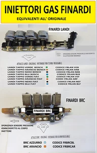  INIETTORI  GPL ORIGINALI FIAT 500/500L TUTTA LA GAMMA  NUOVI - Foto 1 di 9