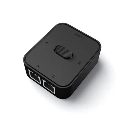 2Port 1000M Gigabit Network Switch RJ45 Splitter Ethernet Adapter Splitter Cable - Image 1 of 4