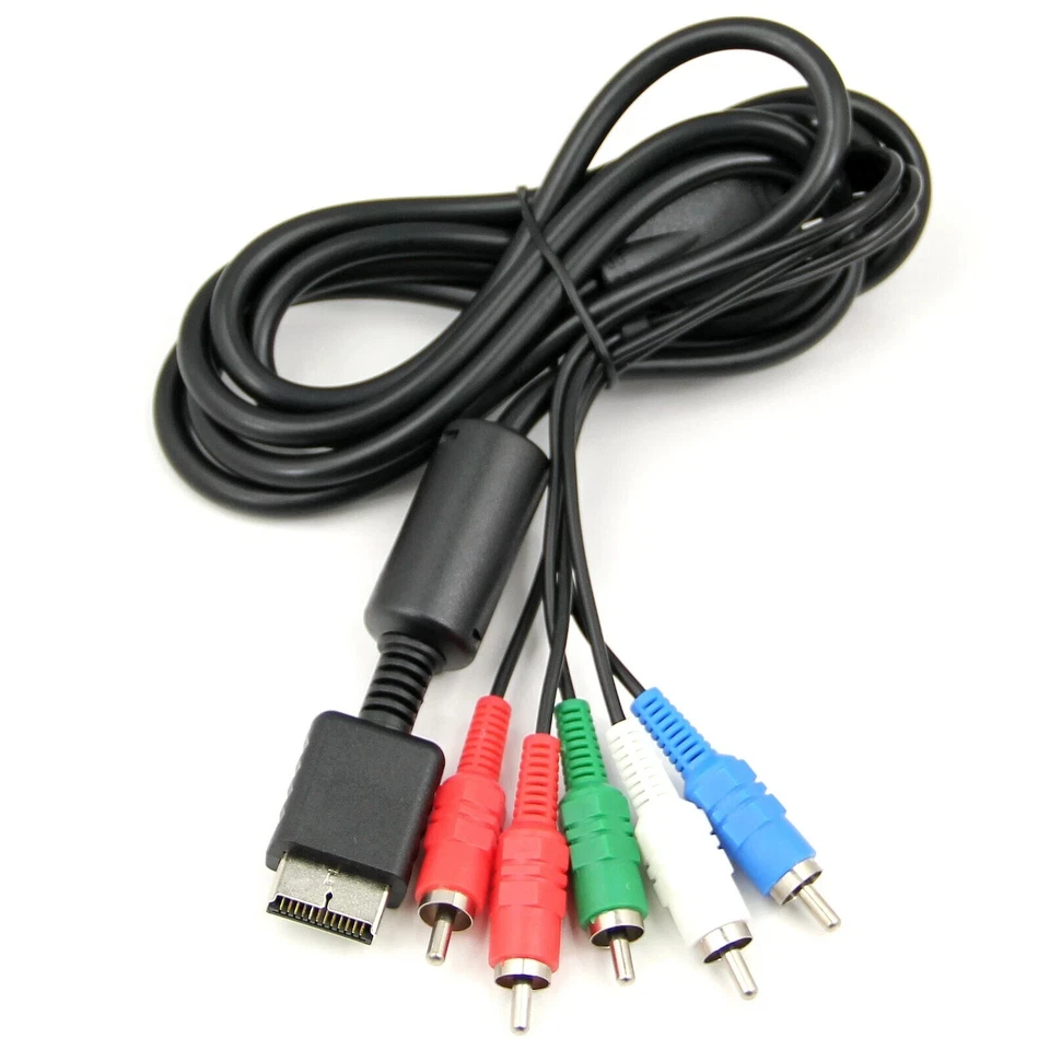 1.8m Component YPbPr AV Audio Video TV Cable for Sony PS2 & PS3 PlayStation 2 3 - Image 1 of 4