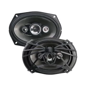 Pair Soundstream AF.694 250 Watts 6" x 9" 4-Way Coaxial Speakers 6x9" W/ Grilles - Picture 1 of 5