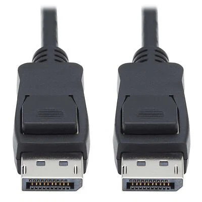 Tripp Lite P580-006-V4 6FT DisplayPort 1.4 8K Cable Latching Connectors BLACK - Image 1 of 4