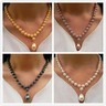 16 18 22 24 8/10/ 12mm Round South Sea Shell Pearl Gems Beads Necklace AAA
