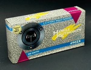 Old School Mobile Authority 490ZX Poly Dome Tweeter Pair 80W 1-3/4” NOS Vintage - Picture 1 of 4