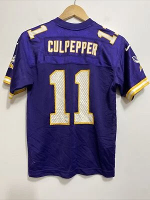 Camiseta NIKE Daunte Culpepper #11 Kids Youth M Minnesota Vikings roxa - Imagem 1 de 4
