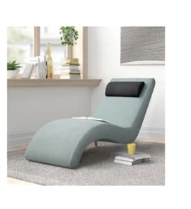 Wayfair Light Green/Mint Green Chaise Longue - Picture 1 of 9