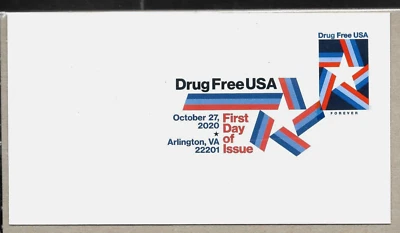 DRUG FREE USA NATIONAL RECOVERY MONTH US #5542 FOREVER STAMP DCP FIRST DAY COVER - Image 1 of 2