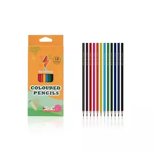 12xColor Pencils Brutfuner Oil Base Drawing Kit Art Vibrant for Kids stationery - Picture 1 of 14