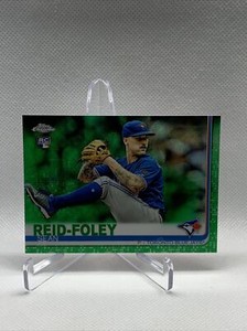 2019 Topps Chrome SEAN REID-FOLEY Rookie Card RC Green Wave #33/99 Blue Jays