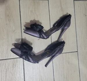 Patrick Cox Ladies Shoes Stiletto Heels Grey Flover US6.5 UK4.5 EU 37.5 Samara - Picture 1 of 18