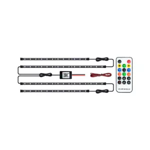 7W LED Car underglow lights music strip APP remote control RGB Dreamcolor - Imagen 1 de 10