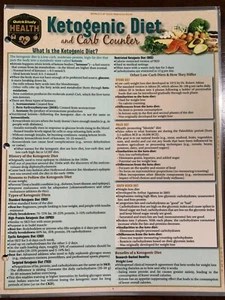 Barcharts Ketogenic Diet & Carb Counter Quick Study Guide - Picture 1 of 1