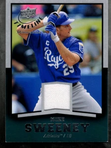 A8120- 2008 Upper Deck Timeline Memorabilia #MS Mike Sweeney - NM-MT - Picture 1 of 2