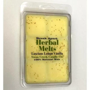 Swan Creek Vela Llovizna de Soja Derretida 5.25 Oz. - Deliciosa Vainilla de Limón - Imagen 1 de 1