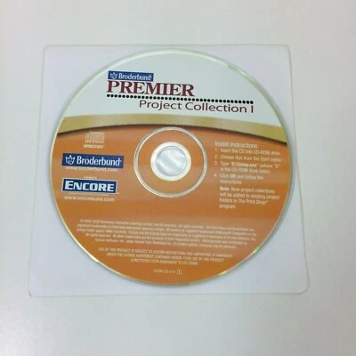 Broderbund Premier Project Collection I Windows CD for The Print Shop 2006 - Image 1 of 2