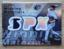 Joe Nathan 2007 SPX Patch Card #WM-JN Serial #18/99
